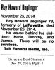 Roy Howard Beglinger
