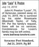 John H. 'Louie' Preston
